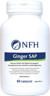 NFH Ginger SAP 60 Capsules - Nature's Source Inc