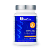 CanPrev D3 Organic Coconut Oil 1000 IU, 120 Softgels - Bone Health Support, Improved Absorption of Calcium and Phosphorus, Maintains Healthy Skin - Nature's Source Inc