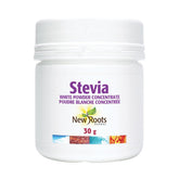 New Roots Herbal Stevia White Powder Concentrate - 30g - Nature's Source Inc