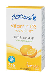 Platinum Naturals Delicious D Lemon 15ml - Nature's Source Inc
