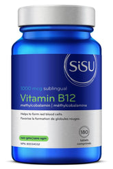 Sisu B12 1000mcg (Vitamin Supplement) - 180 Tablets - Nature's Source Inc