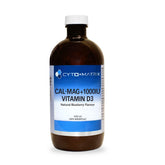 Cyto Matrix Cal - Mag + 1000IU Vitamin D3 Liquid 450ml - Natural Blueberry Flavour, Optimal Women’s Health, Bone Mineral Density for Skeletal Health - Nature's Source Inc