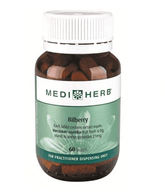 MediHerb Bilberry, 60 Tablets - Relieve Symptoms of Chronic Venous Insufficiency - Nature's Source Inc