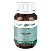 MediHerb Nevaton Forte 60 Tablets - Nervous System Support, Balance in Temporary Mood Swings, Eases Stress, Relieve Sleeplessness and Anxiety - Nature's Source Inc