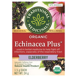 Traditional Medicinals Organic Echinacea Plus Elderberry 16 Count