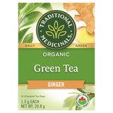 Traditional Medicinals Organic Green Tea Ginger 16 Count