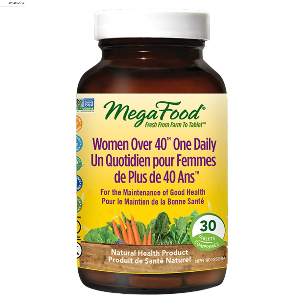 MegaFood Women's Over 40 One Daily 30 Tablets