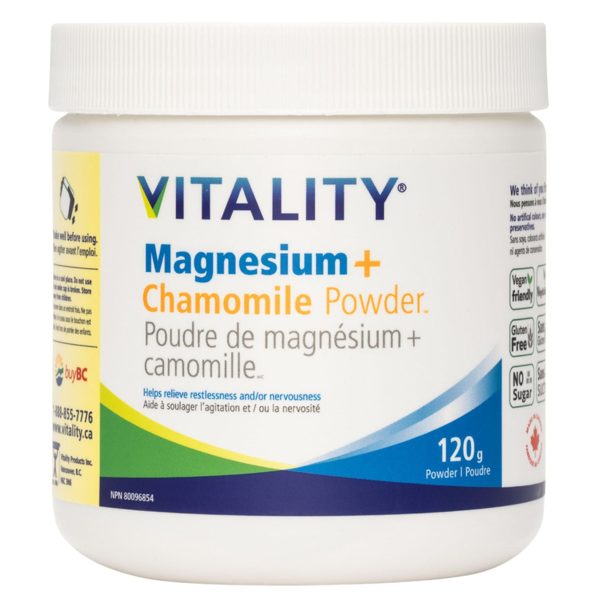 Vitality Magnesium + Chamomile 120g