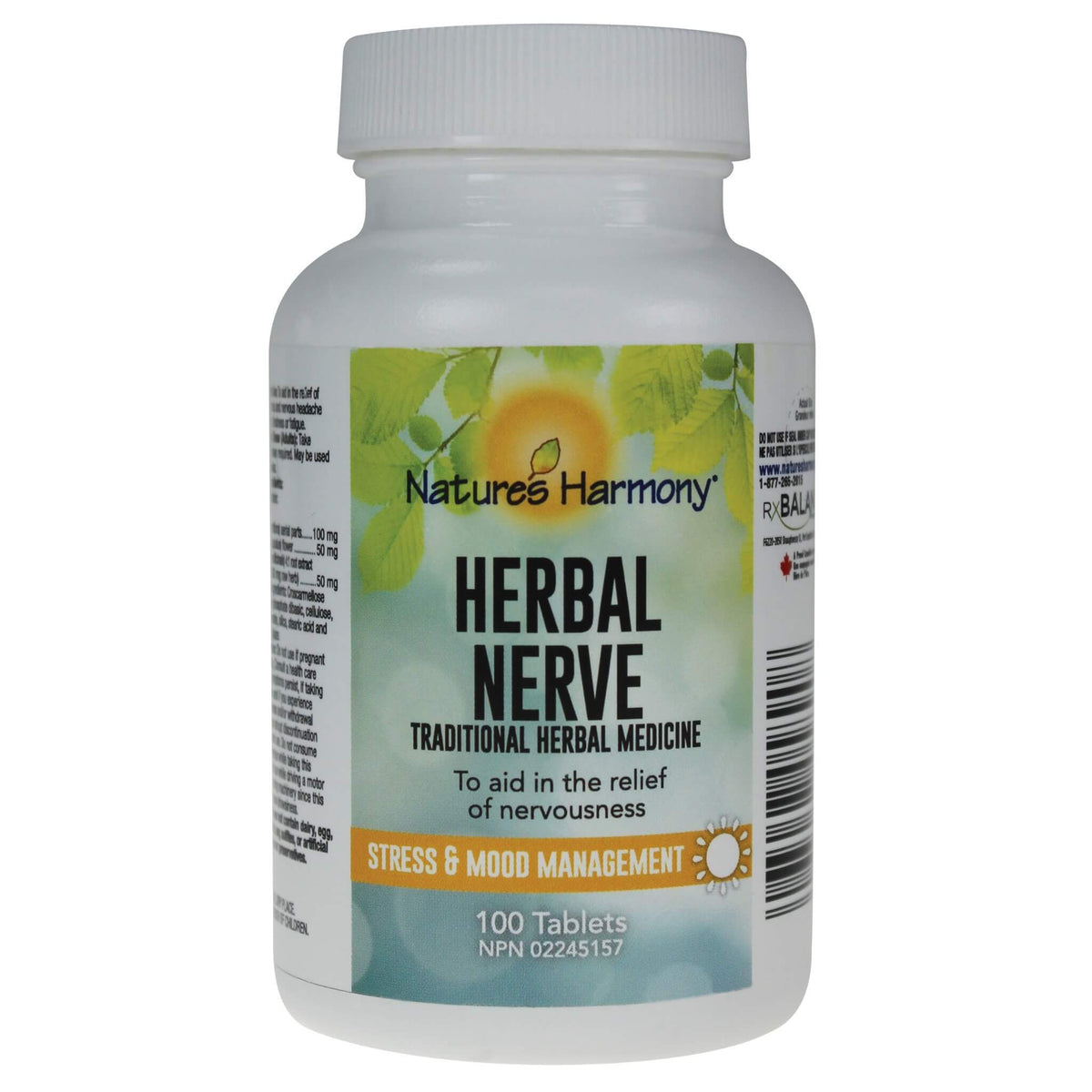 Nature's Harmony Herbal Nerve 100 Tablets
