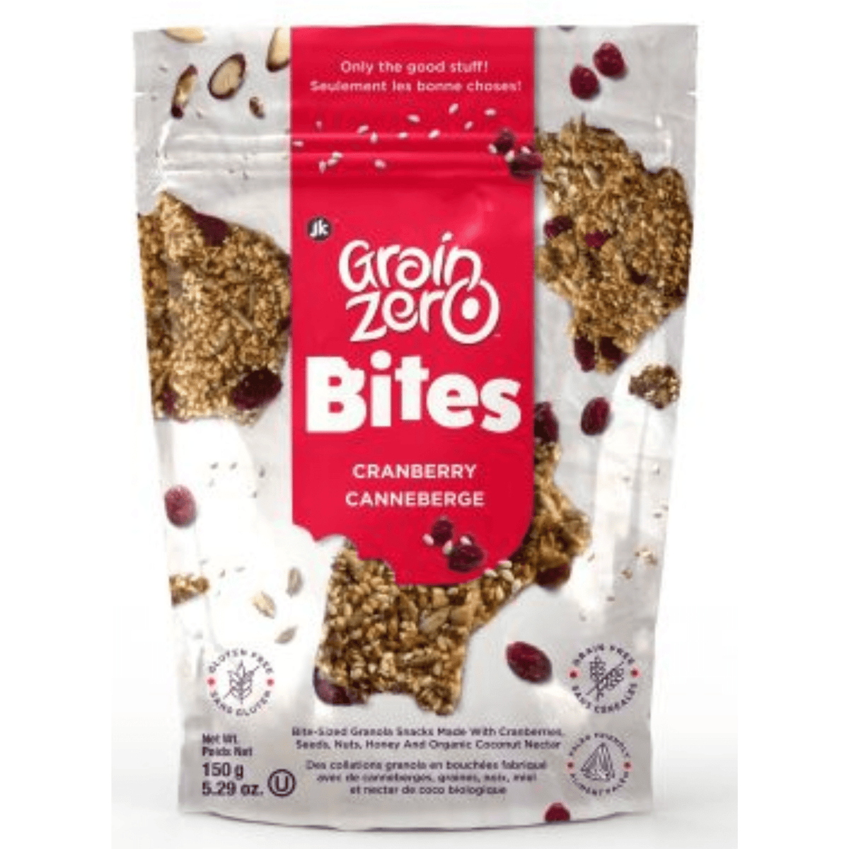 Grain Zero Bites Cranberry 150g