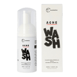 Tank Nation Acne Fighting Foam Cleanser Face Wash 100ml - Gentle Cleanser That Effectively Treats Acne-Prone Skin, Reduces Inflammation, Freshly Scented With a Citrus Scent