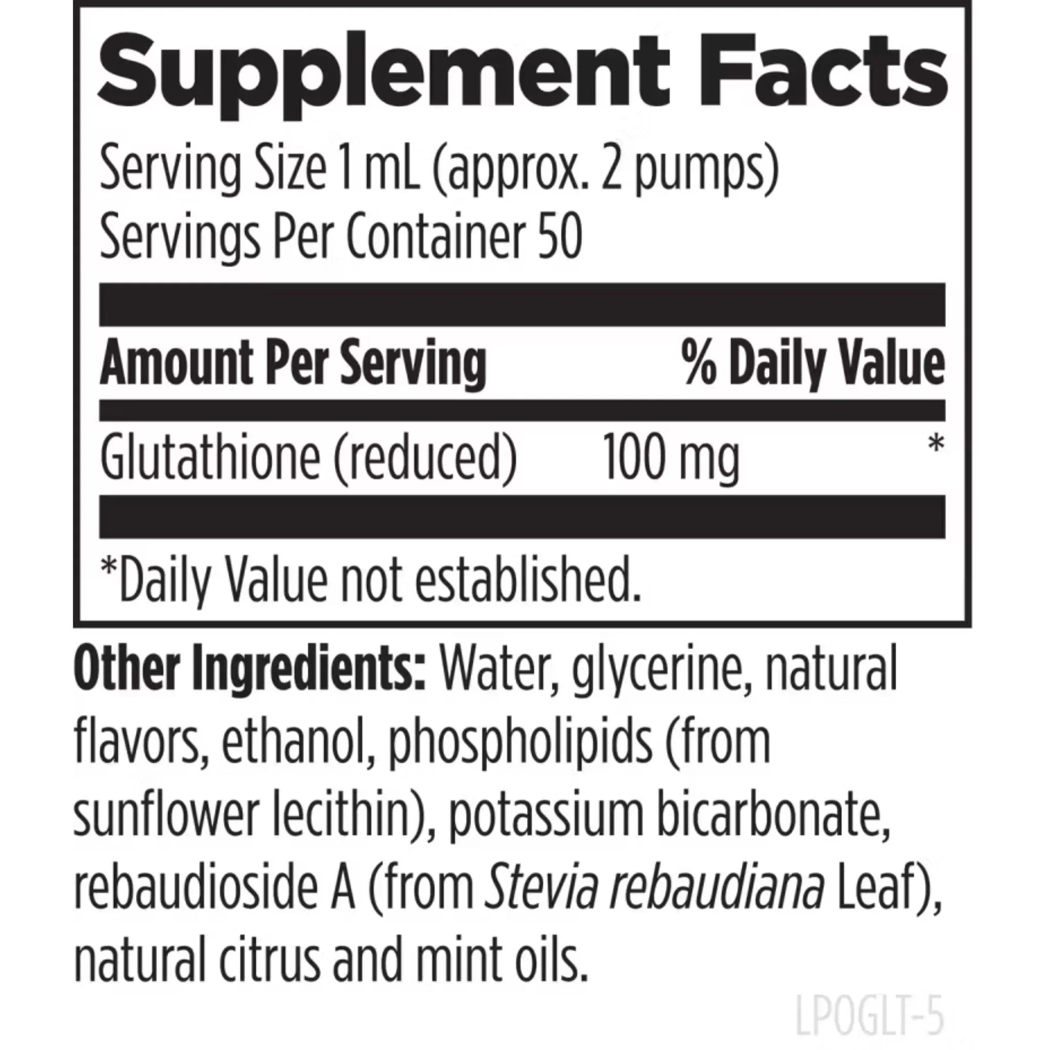 Designs for Health Liposomal Glutathione 50 ml - Nature's Source Inc