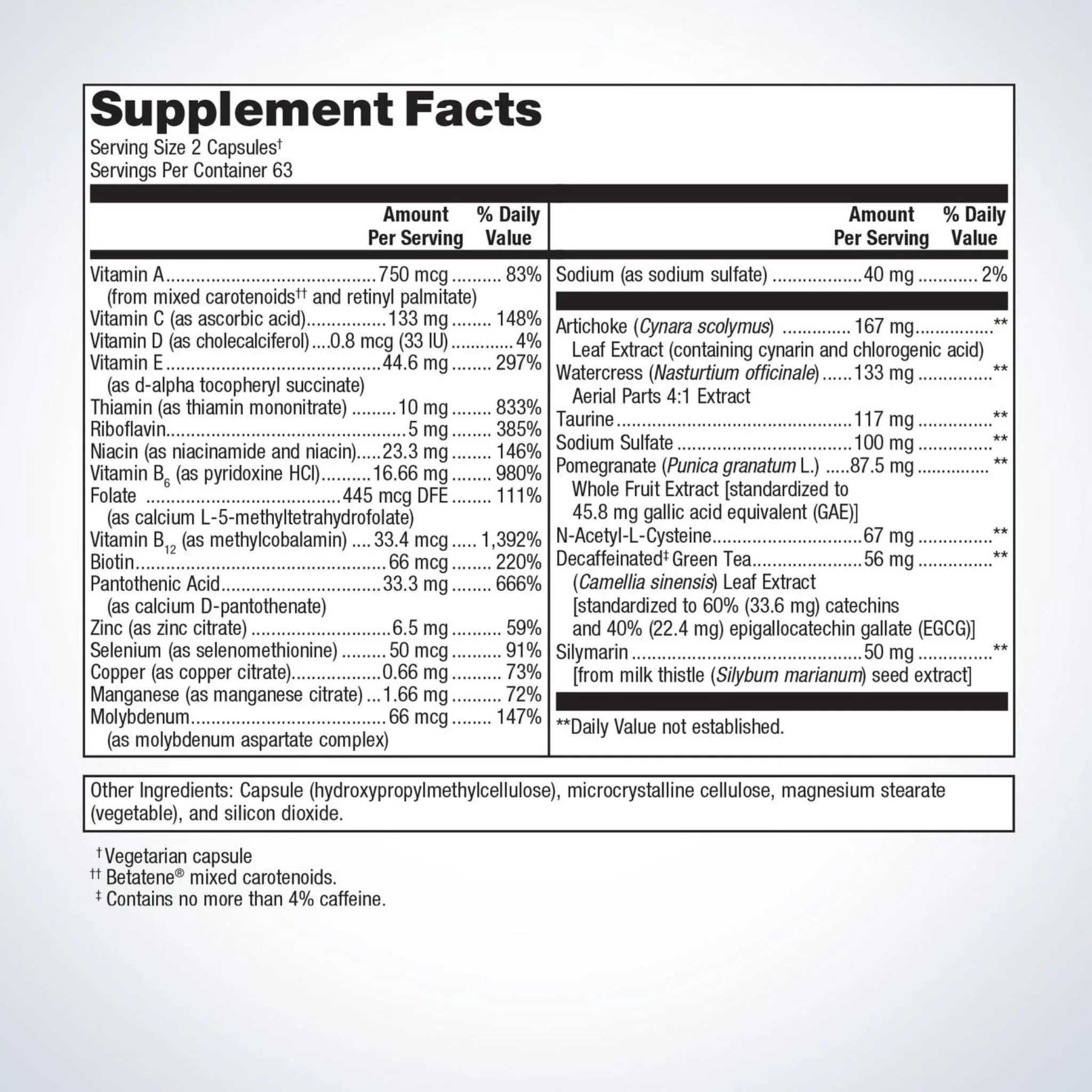 Metagenics AdvaClear 126 Capsules - Nature's Source Inc