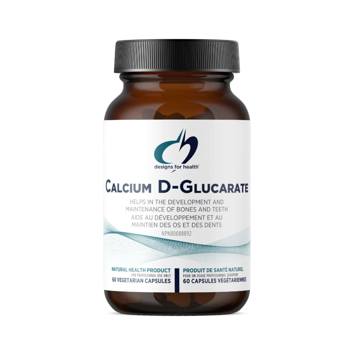 Designs for Health Calcium D-Glucarate 60 Vegetarian Capsules