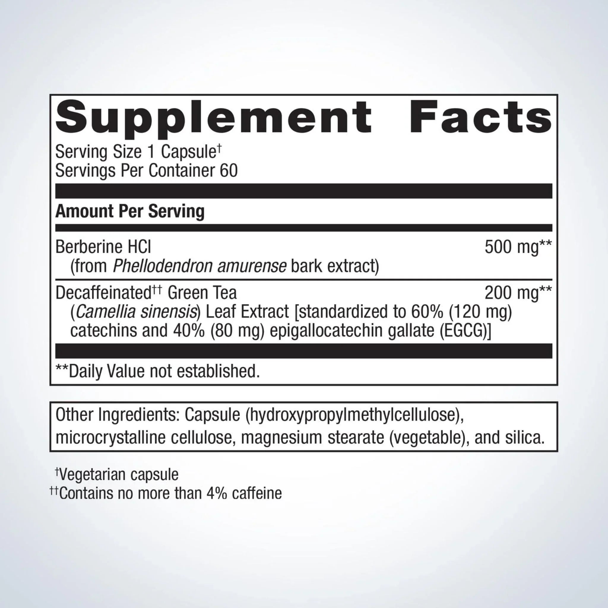 Metagenics Berberine GT 60 Capsules - Nature's Source Inc