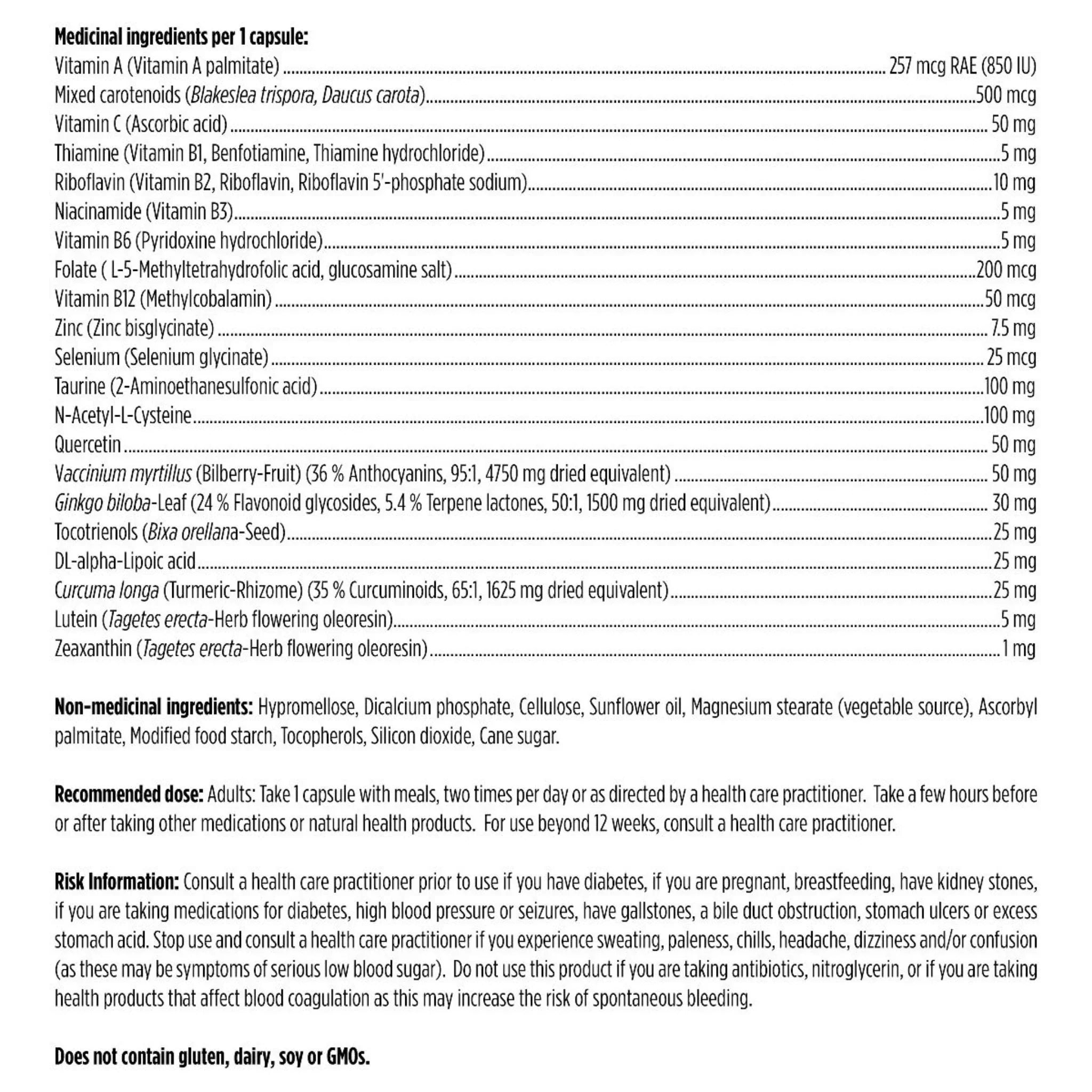 Designs for Health Ocuforce 60 Capsules