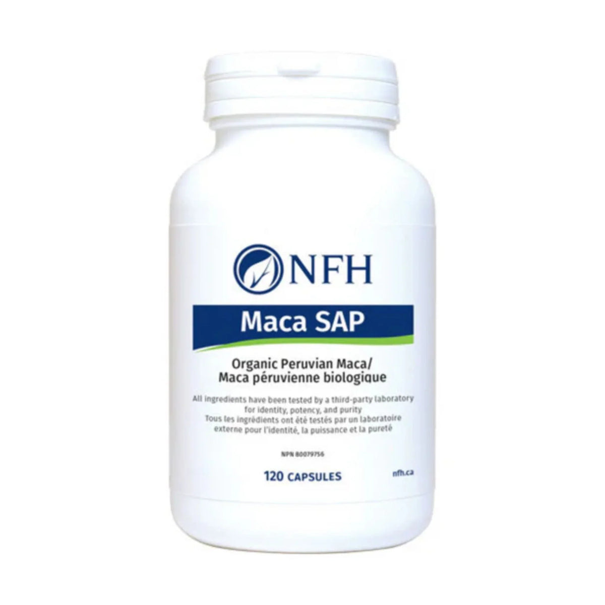NFH Maca SAP 750mg 120 Capsules - Nature's Source Inc