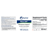 NFH Maca SAP 750mg 120 Capsules - Nature's Source Inc