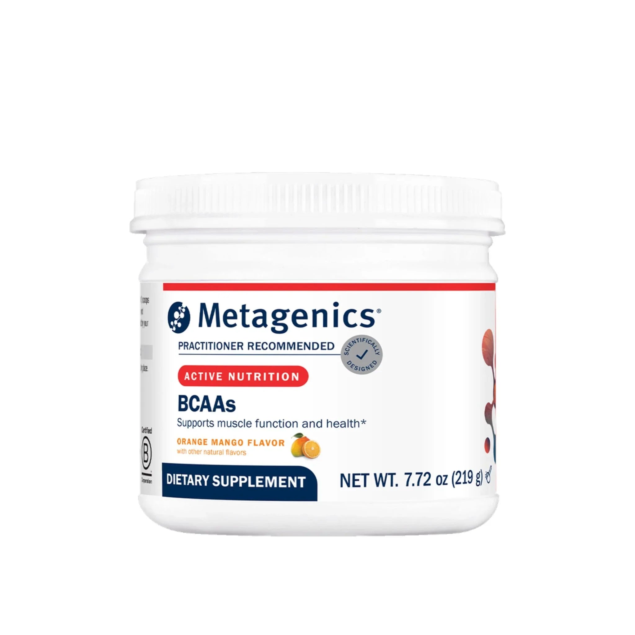 Metagenics BCAAs Orange Mango 219g - Nature's Source Inc
