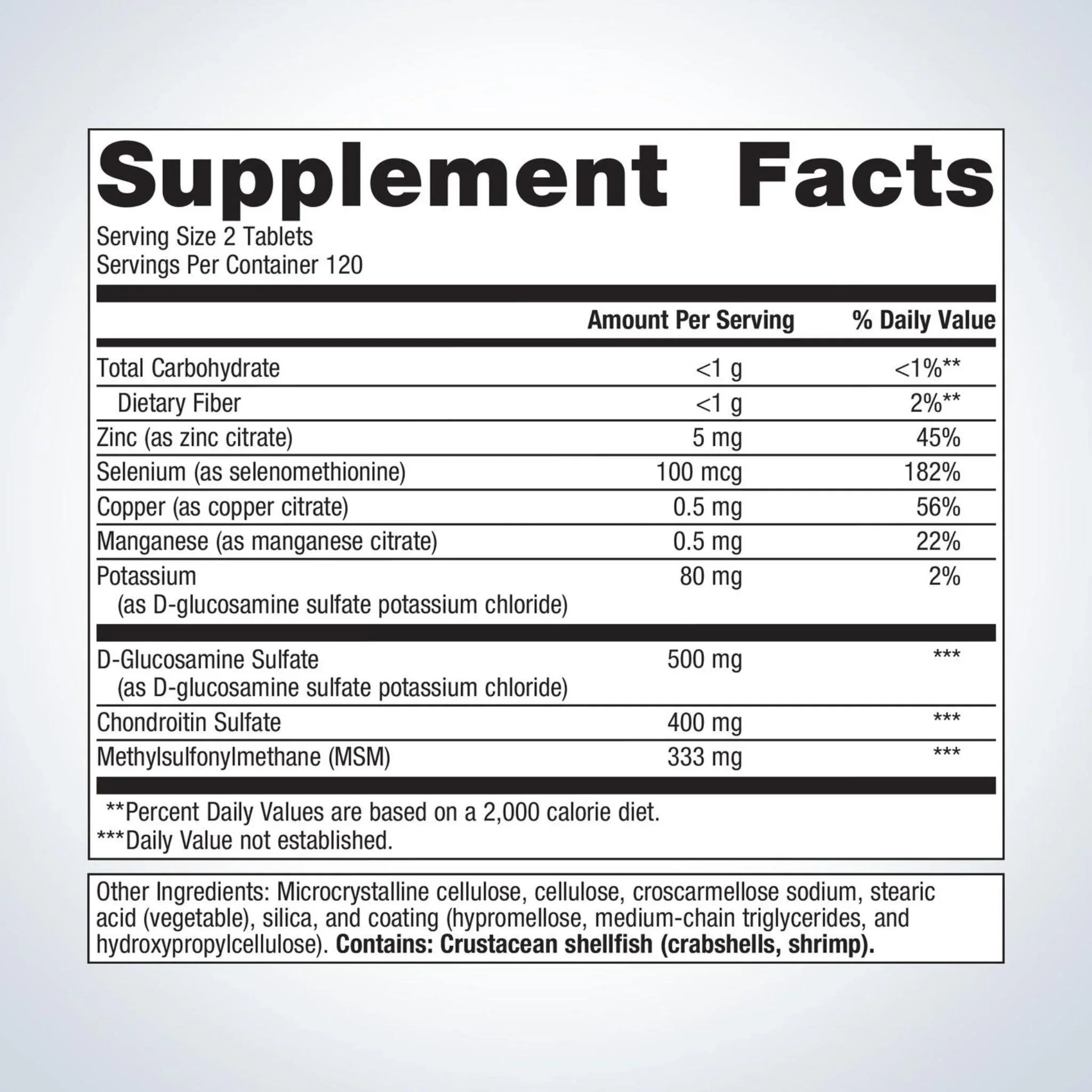 Metagenics ChondroCare 240 Tablets - Nature's Source Inc