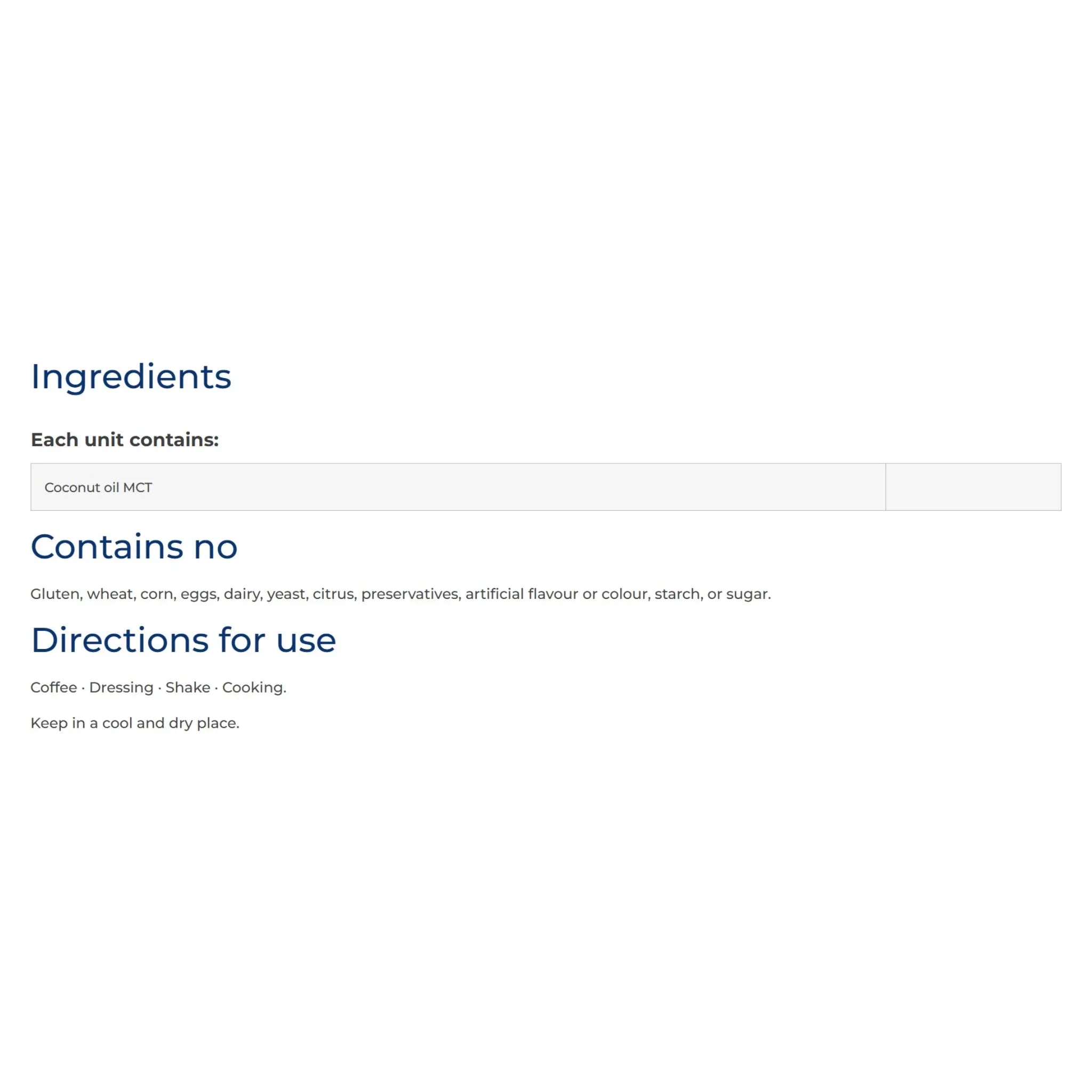 NFH Coconut MCT Oil 500ml