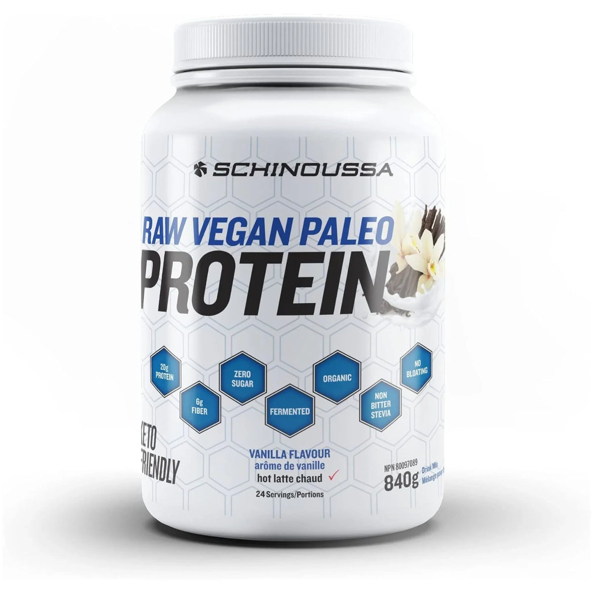 Schinoussa Raw Vegan Protein Vanilla 840g