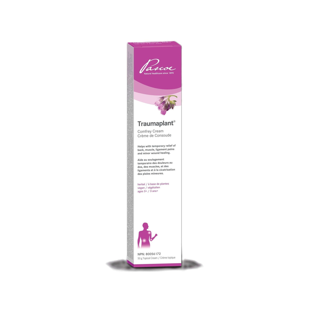Pascoe Traumaplant 50g - Comfrey Cream, Helps with Temporary Relief of Back, Muscle, Ligament Pains and Minor Wound Healing