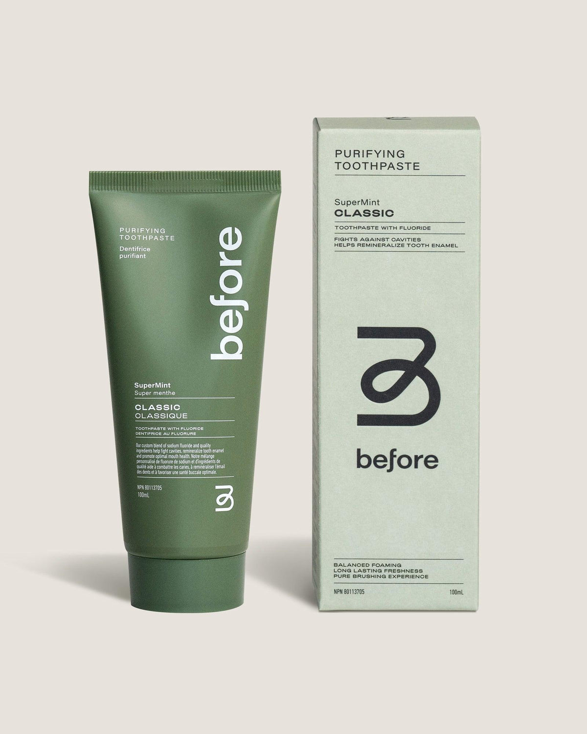 Before Self Care Classic Toothpaste 100ml