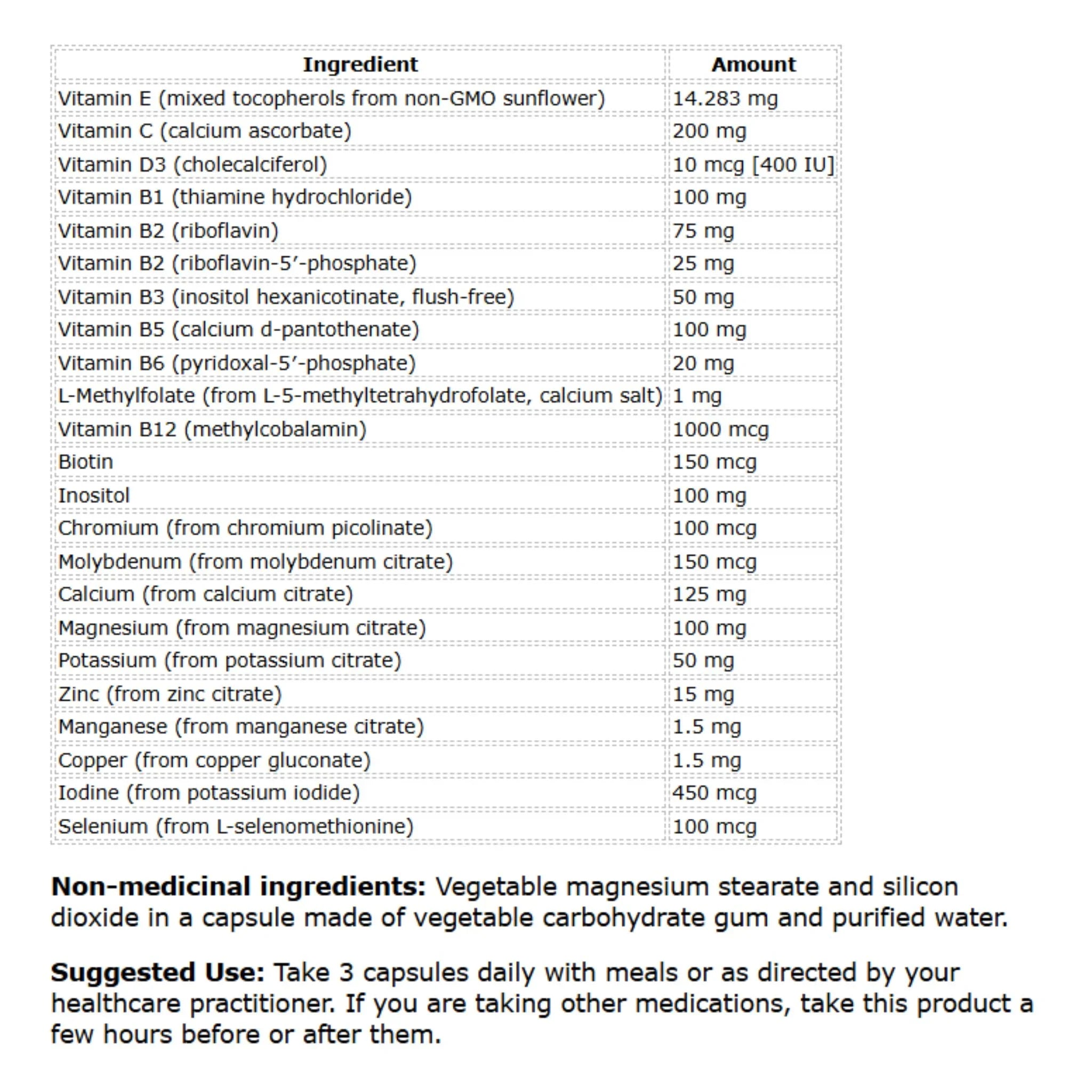 NFH Multi SAP 180 Capsules
