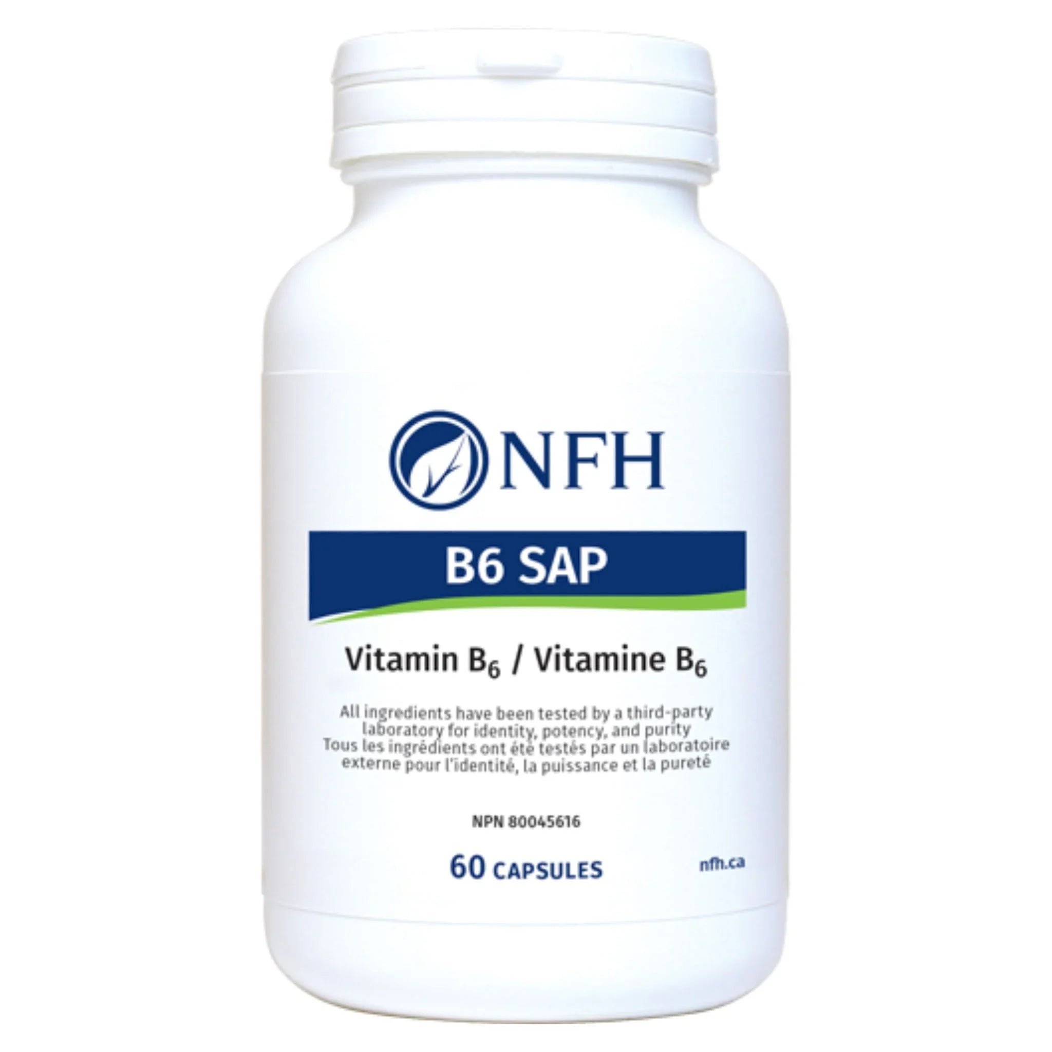 NFH B6 SAP 60 Capsules - Nature's Source Inc