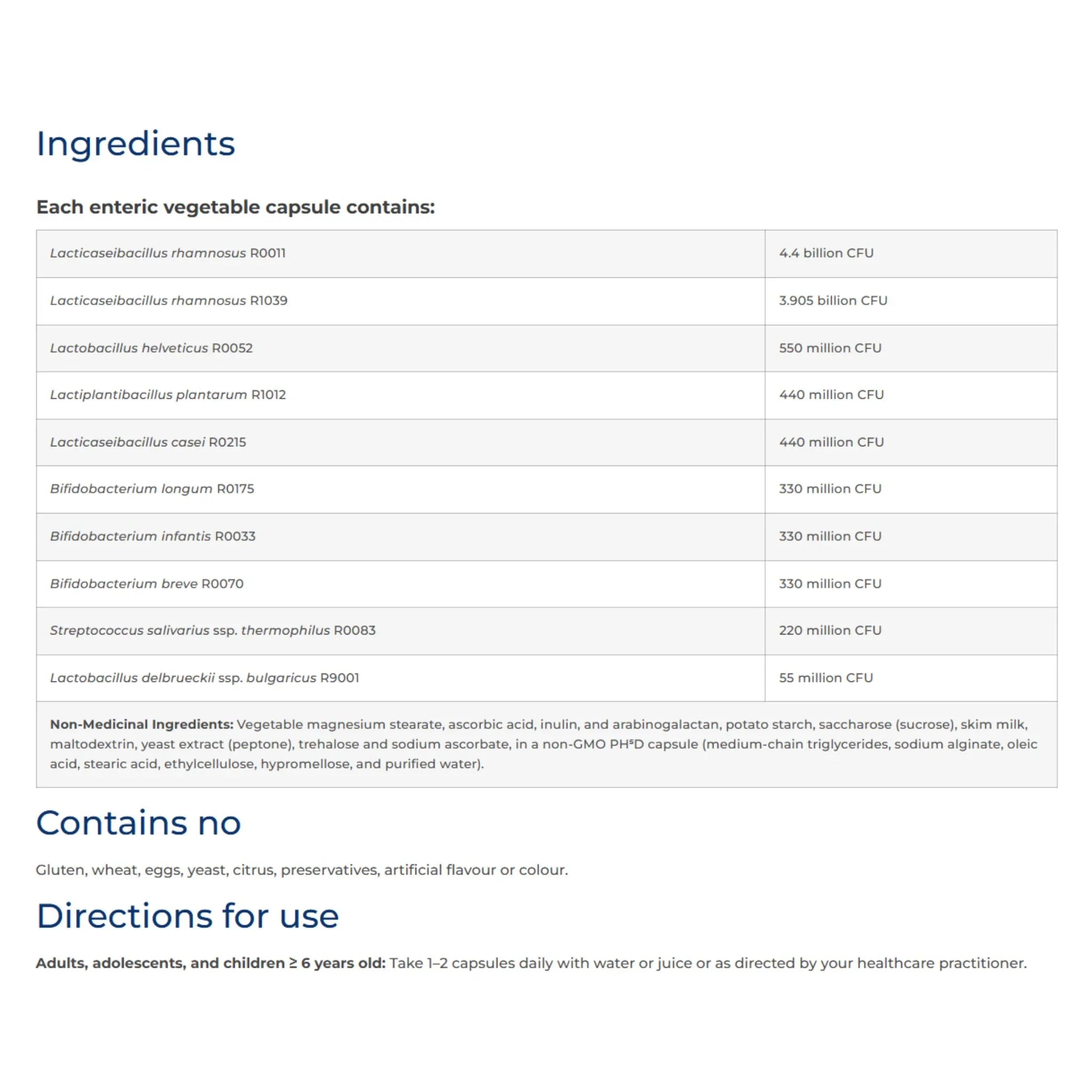 NFH ProBio SAP 180, 180 Capsules