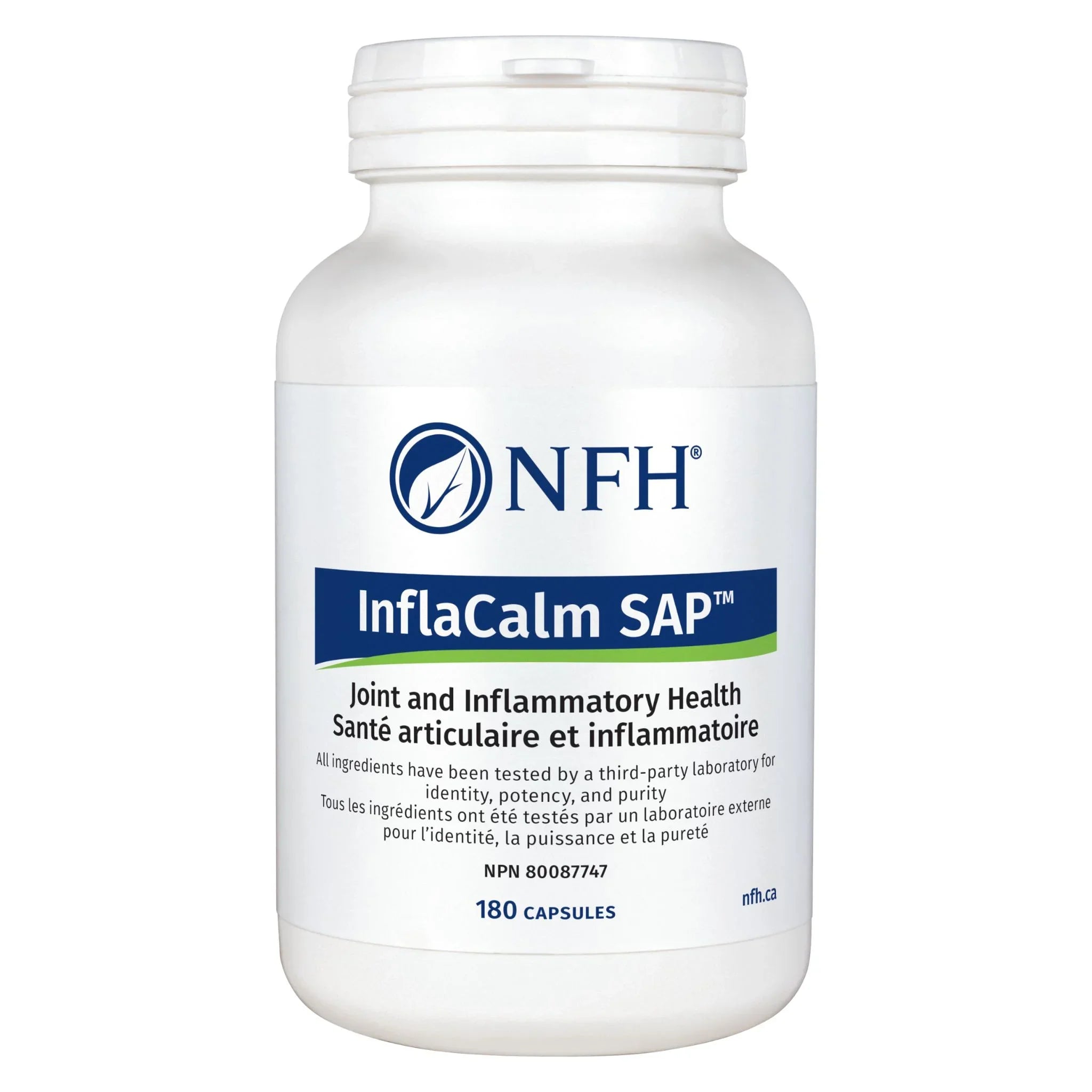 NFH InflaCalm SAP 180 Capsules - Nature's Source Inc