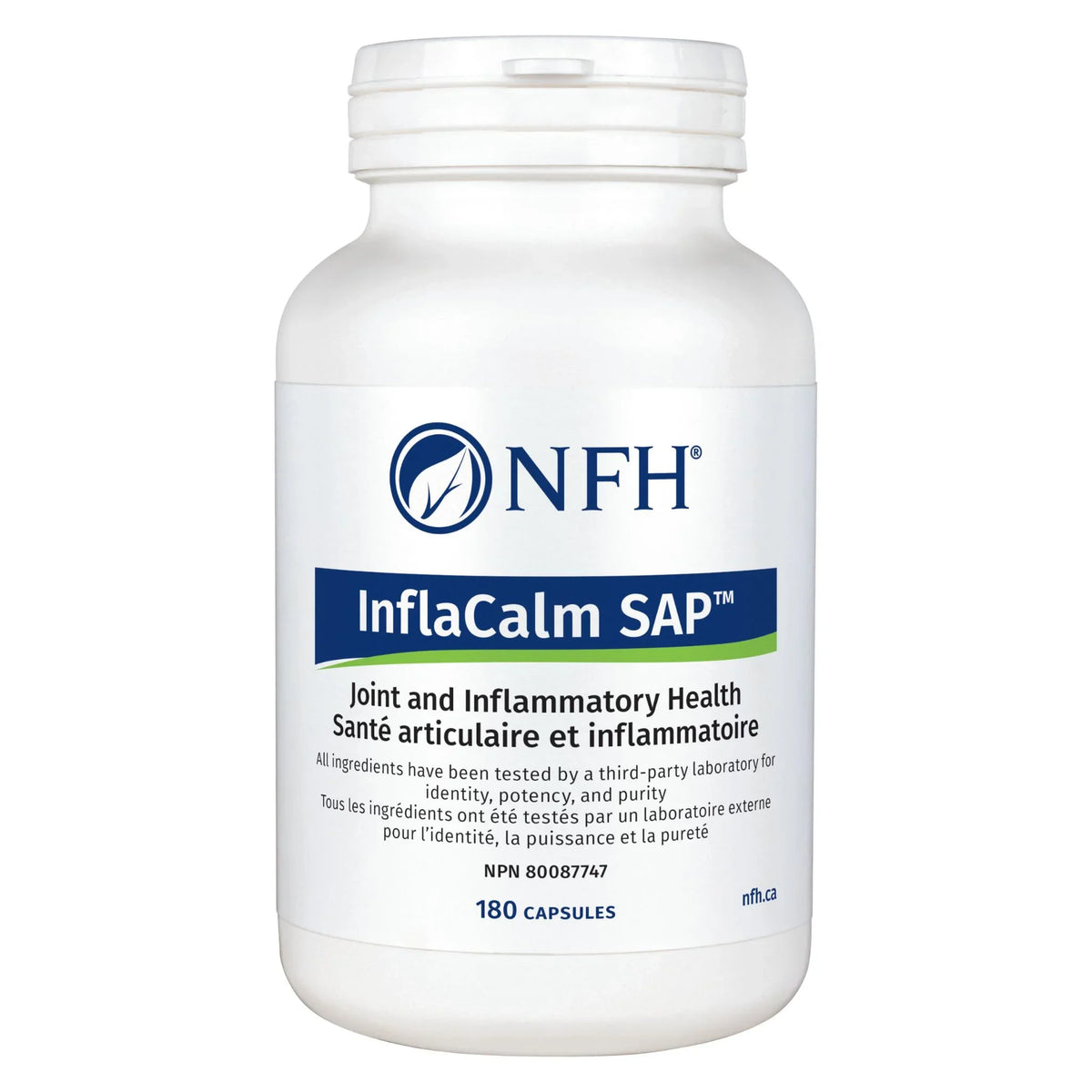 NFH InflaCalm SAP 180 Capsules - Nature's Source Inc