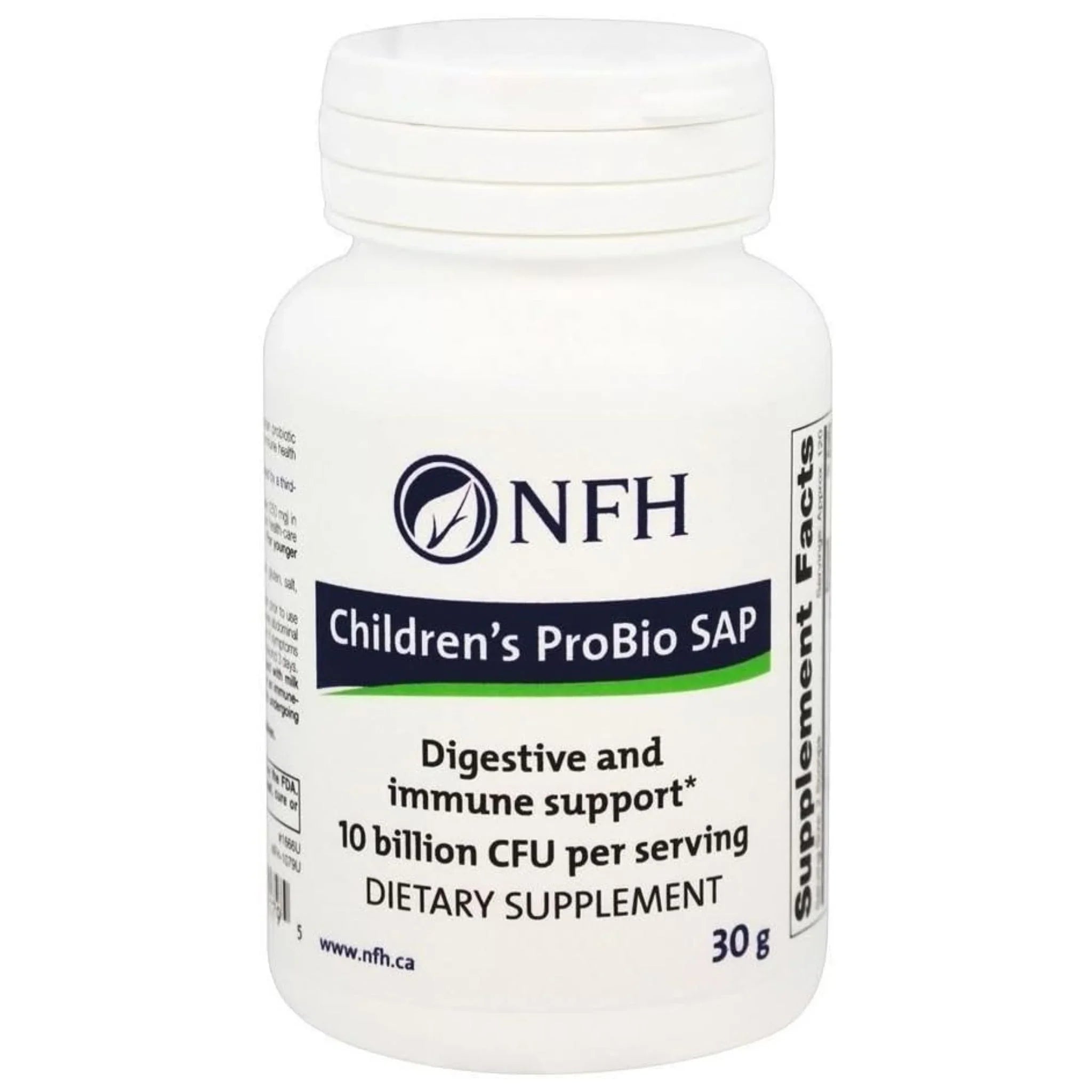 NFH Childrens ProBio SAP (Digestive and Immune - Support) 30 g - Nature's Source Inc