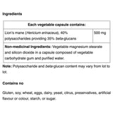 NFH Hericium Erinaceus SAP 60 Capsules - Helps with Immune Support, Digestive Health, Gas and Bloating Comfort - Nature's Source Inc