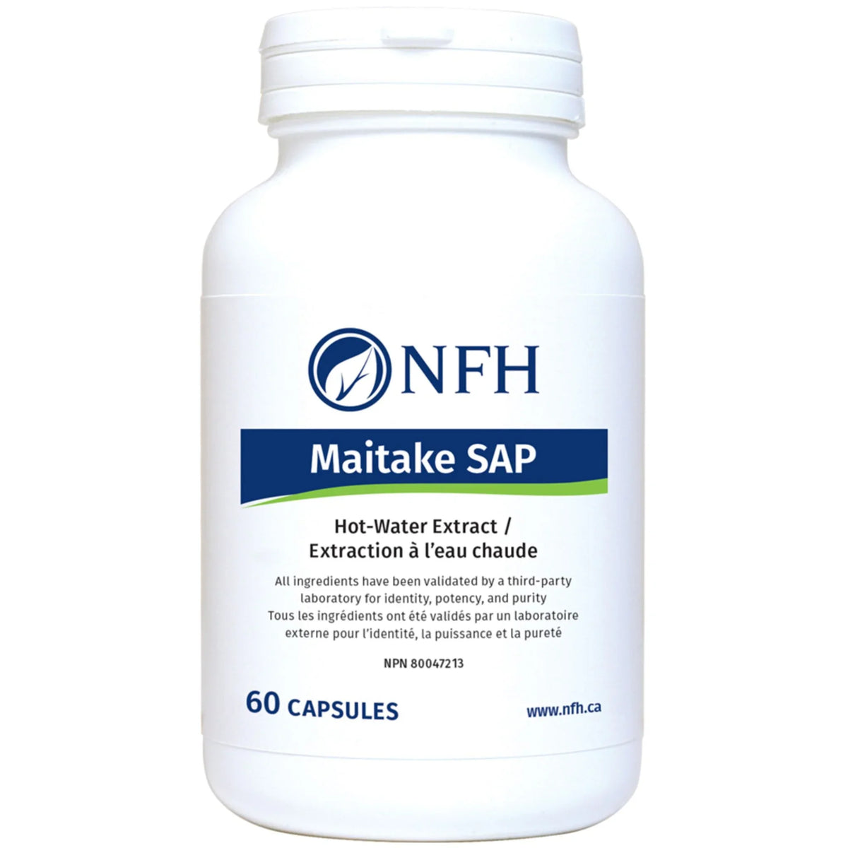 NFH Maitake SAP (Medicinal Mushroom Hot-Water Extract) 60 capsules