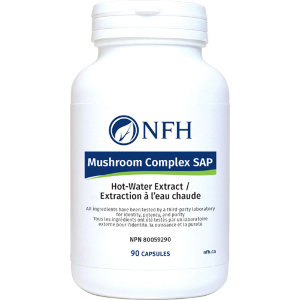 NFH Mushroom Complex SAP (Medicinal Mushroom Blend Hot-Water Extract) 90 Capsules