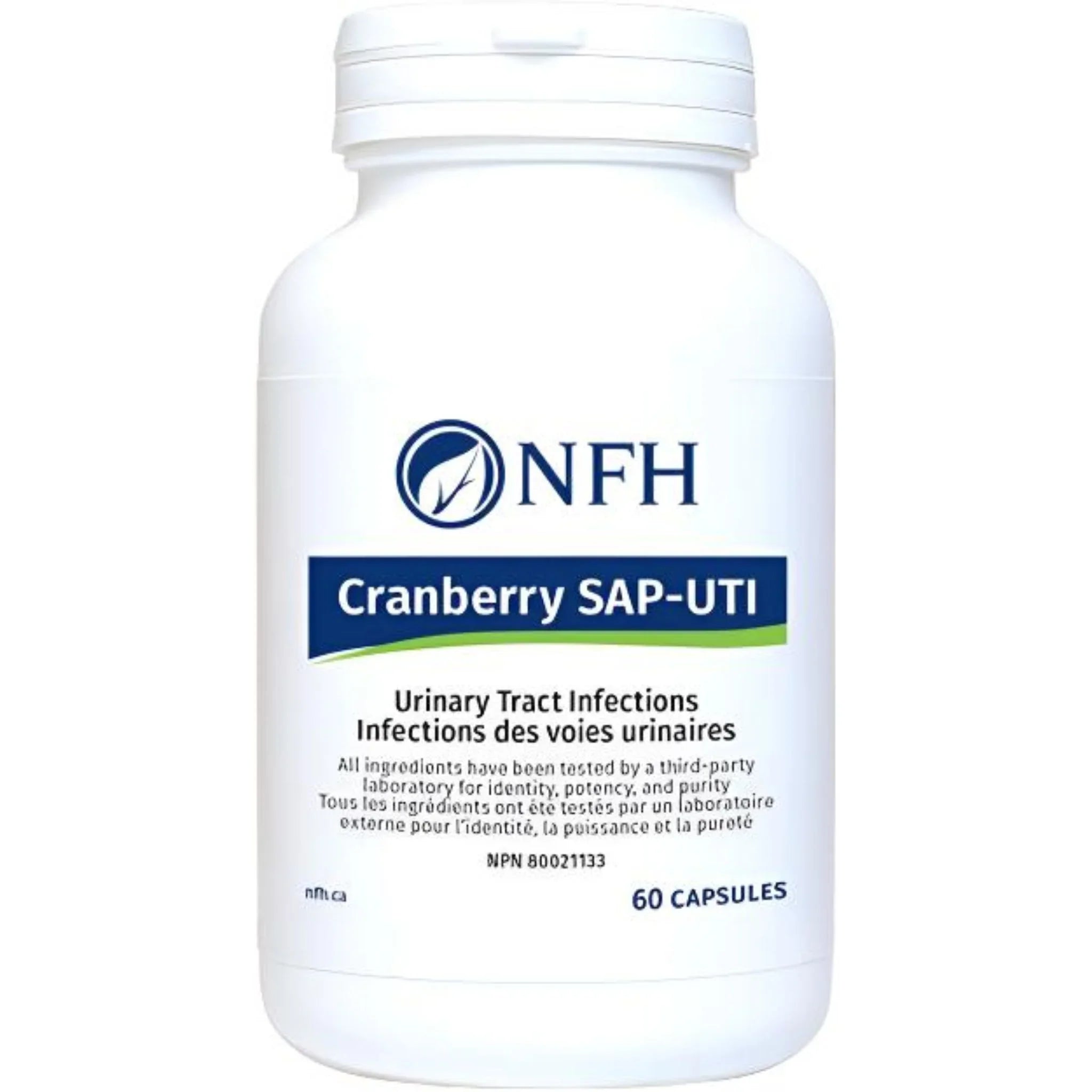 NFH Cranberry SAP-UTI 60 capsules - Nature's Source Inc