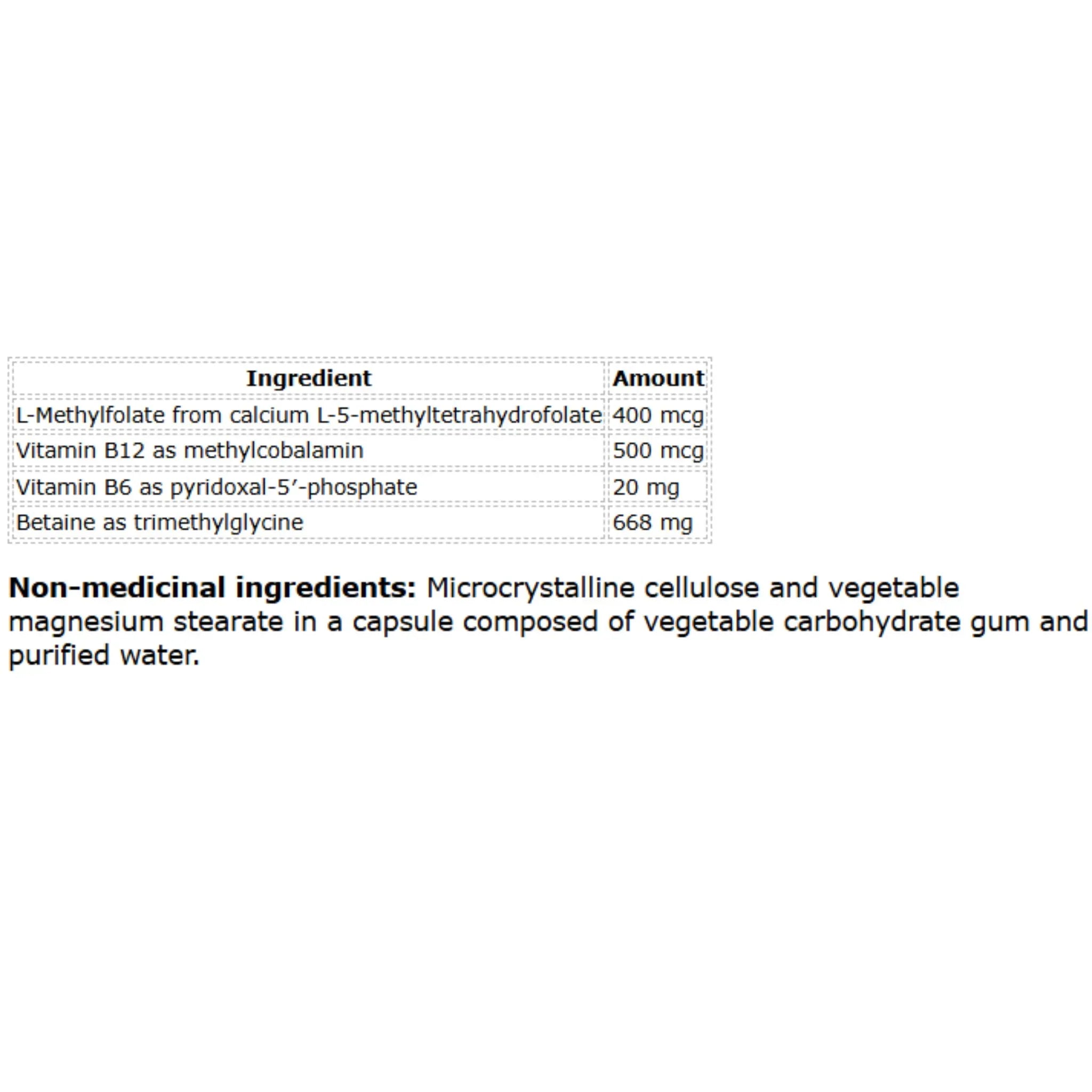NFH Methyl SAP 60 Capsules - Nature's Source Inc