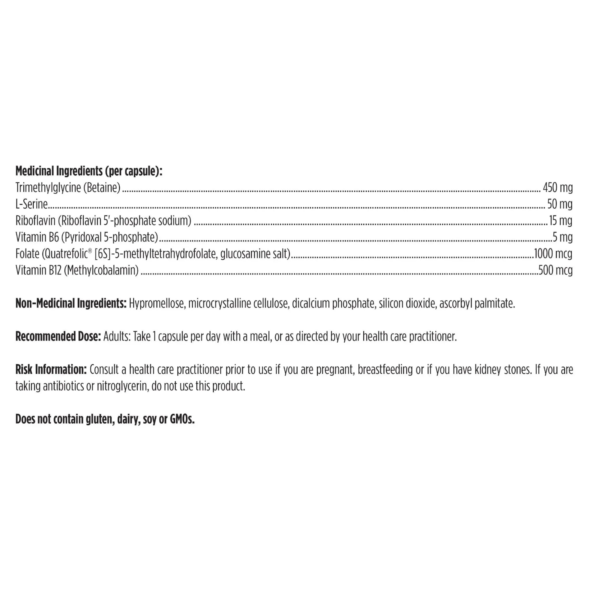 Designs for Health Homocysteine Supreme 60 Capsules