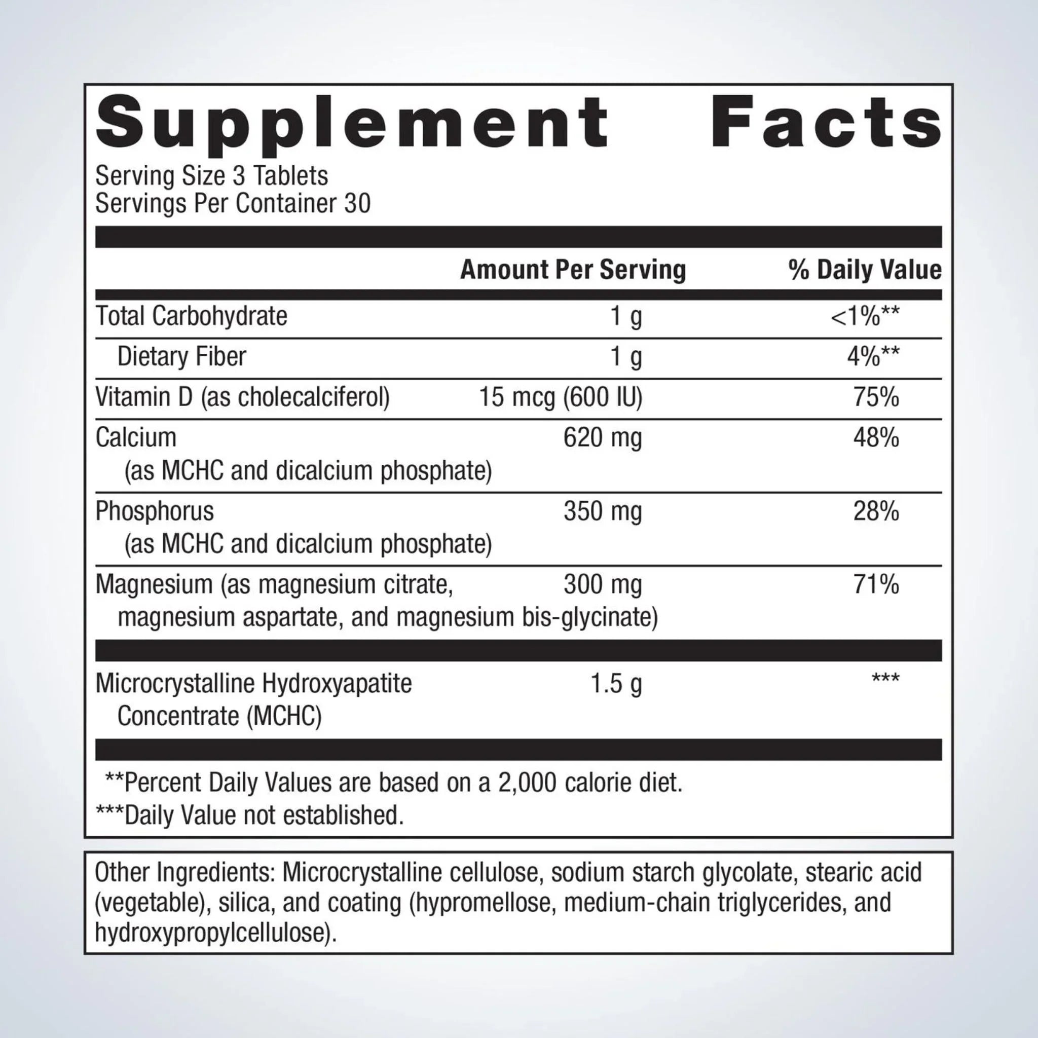 Metagenics Bone Builder with Magnesium (Bone Support) - 90 Tablets - Nature's Source Inc