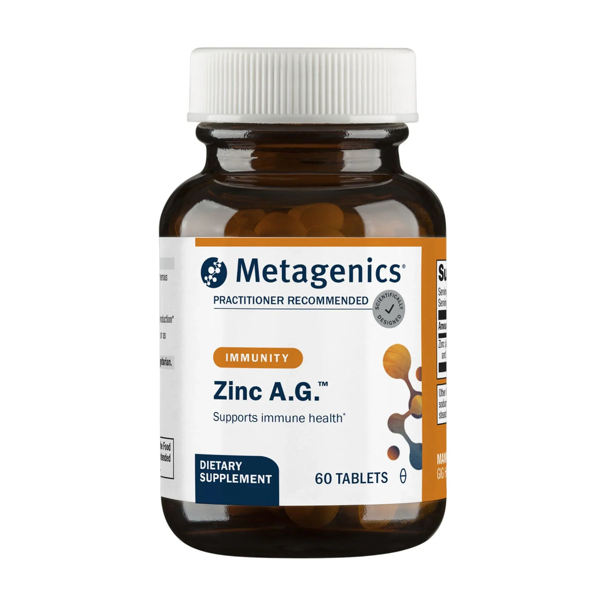 Metagenics Zinc A.G. 60 Tablets - Nature's Source Inc