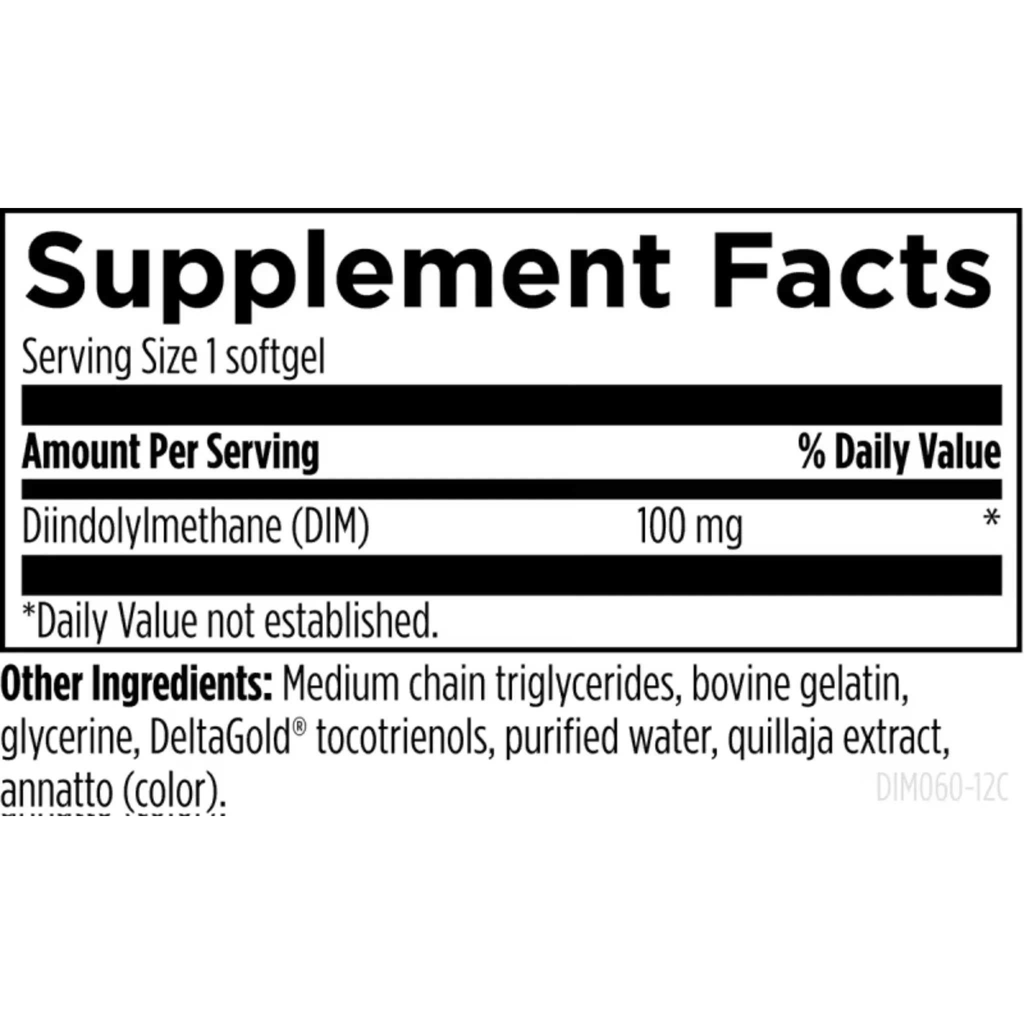 Designs For Health DIM Evail 60 Softgels - Nature's Source Inc