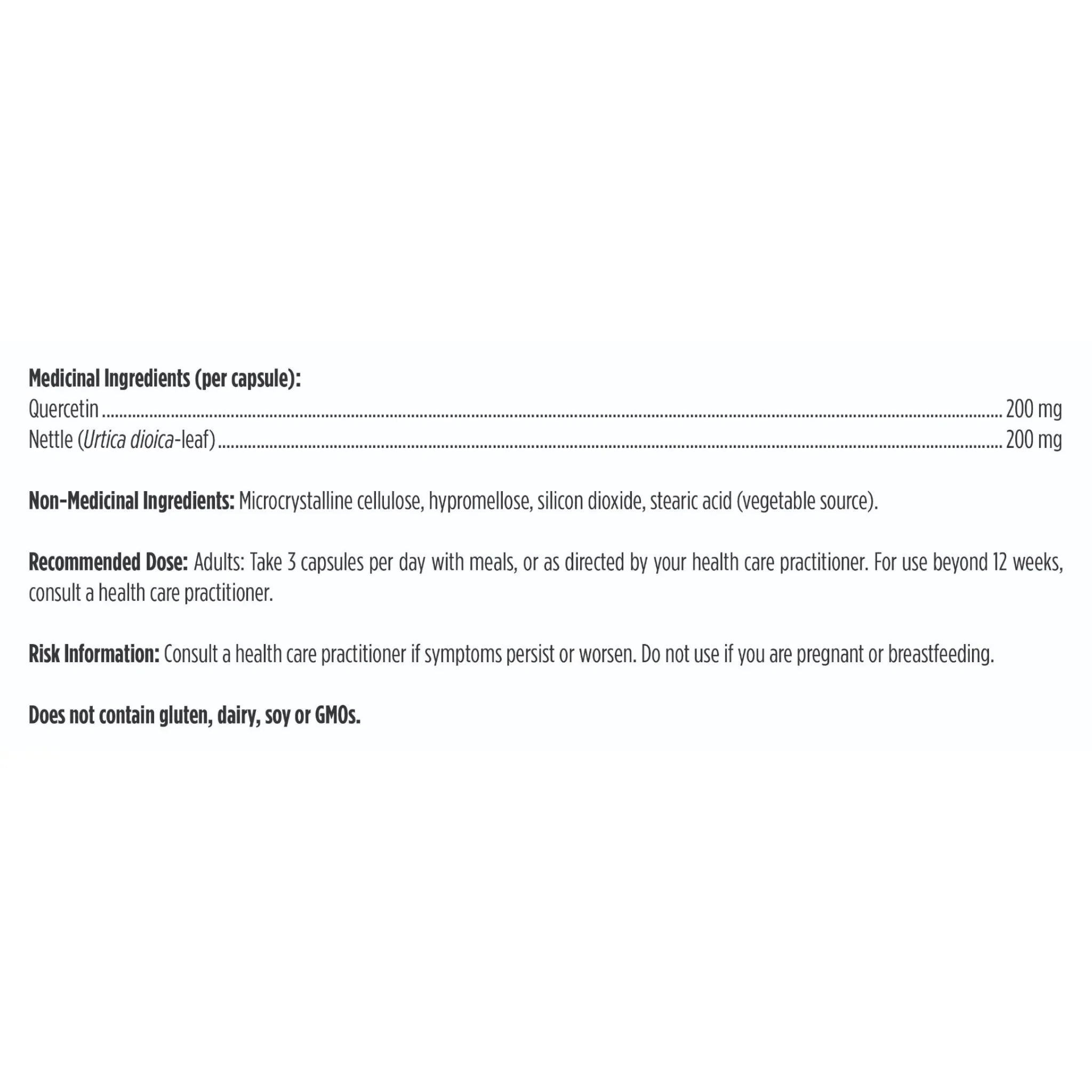 Designs for Health Quercetin + Nettles 90 Capsules
