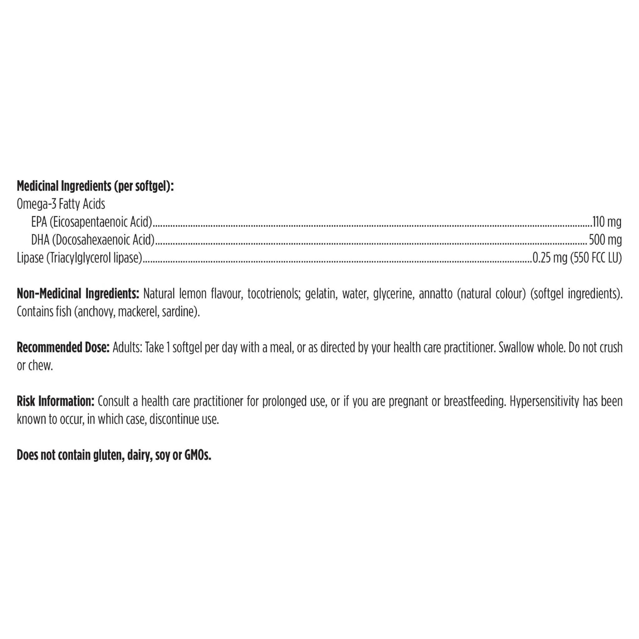 Designs for Health OmegAvail Ultra DHA 60 Softgels