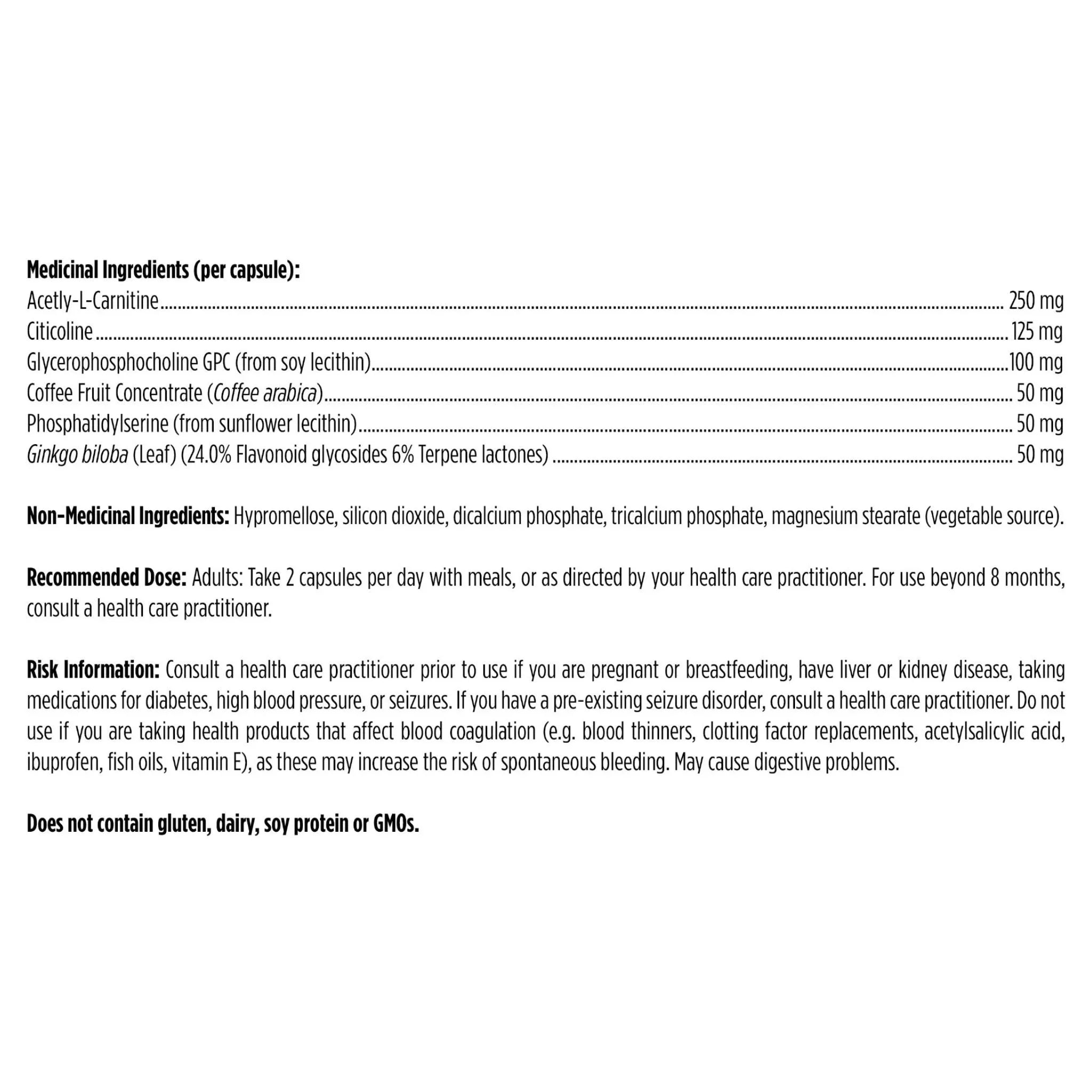 Designs for Health Brain Vitale 60 Capsules