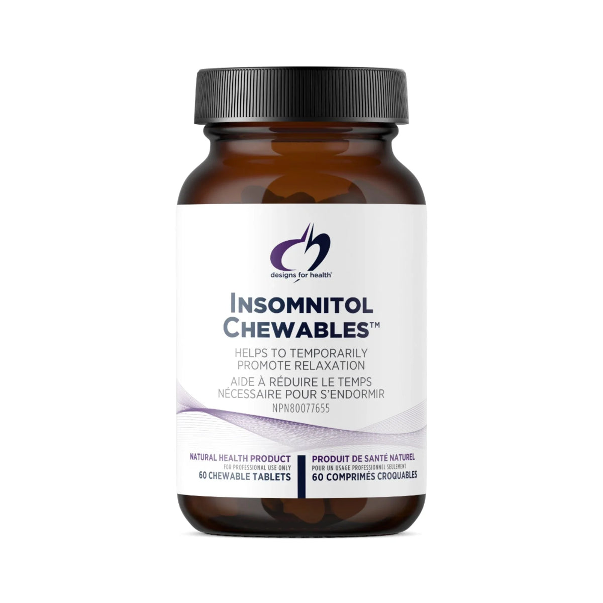 Designs for Health Insomnitol Chewables  60 Chewable Tablets