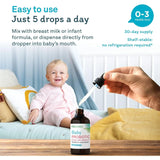 Organika Baby Probiotic Drops with Vitamin D - 7.5 ml