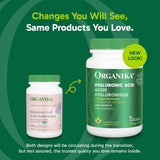 Organika Hyaluronic Acid + Vitamin C 120mg 90 Vegan Capsules