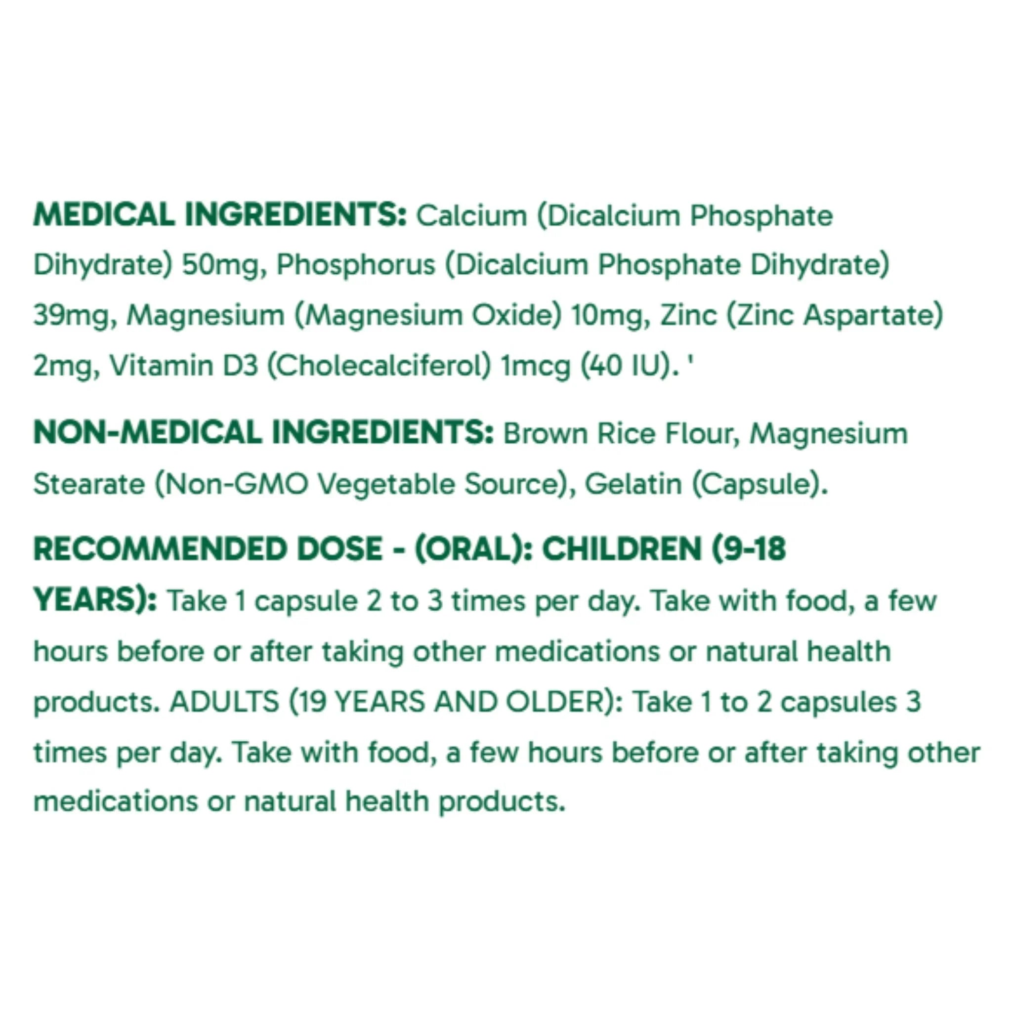 Organika Grow Plus 60 Capsules - Nature's Source Inc